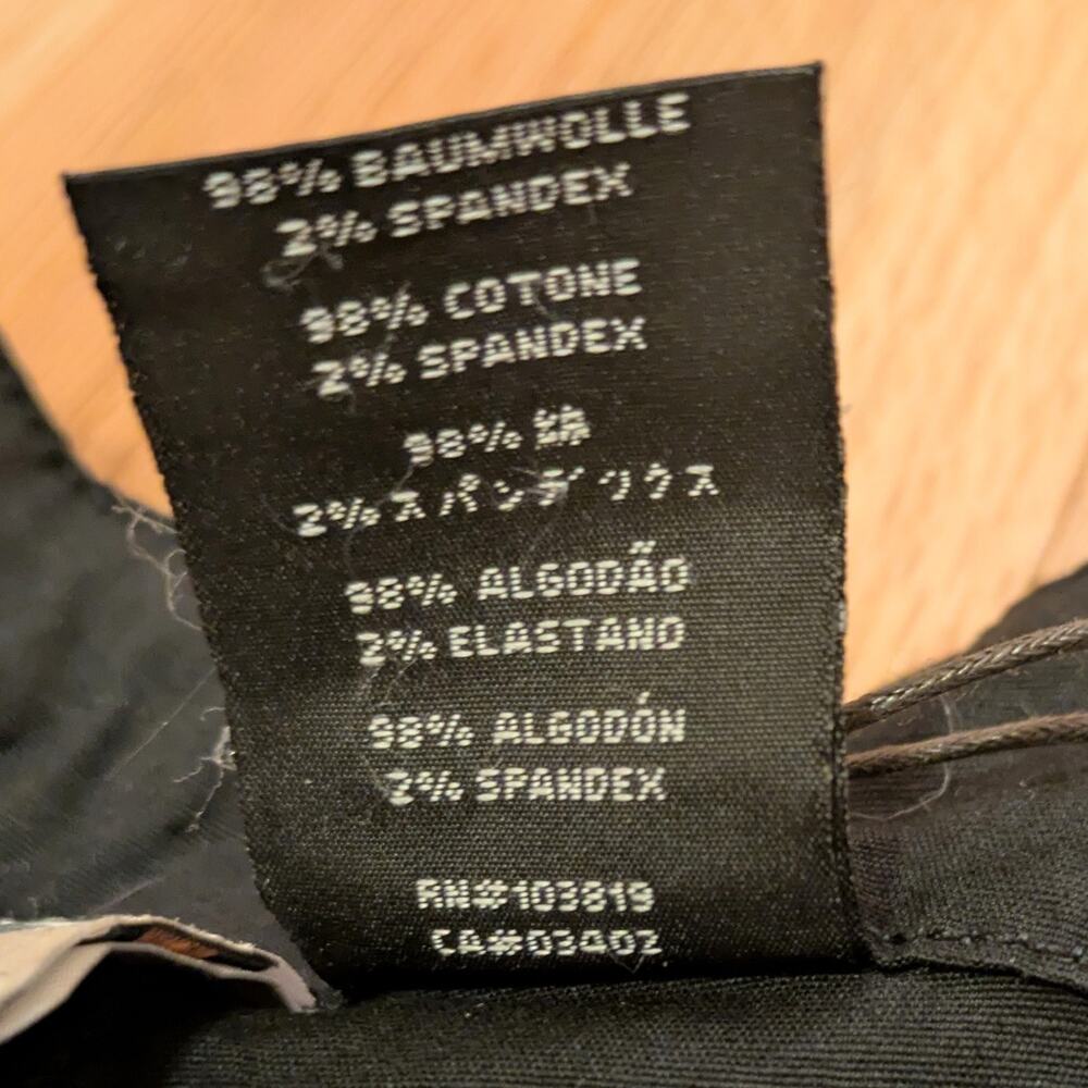 Harley-Davidson Pants Womens 6 Black Roll Up Relaxed Fit Motor Biker New - Picture 8 of 12